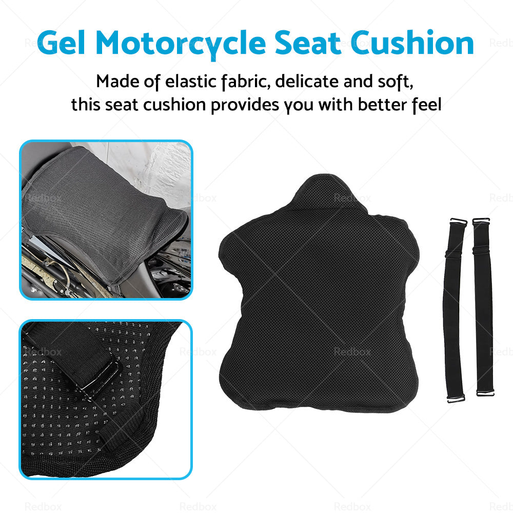 {{ Motorcycle Comfort Gel Seat Cushion Universal Air Motorbike Pillow Pad Cover }} - Buy Car Parts Online at {{ Kaka Auto Parts }}.