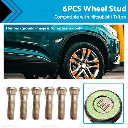 {{ Wheel Stud 6 PCS Suitable For Mitsubishi Triton MH MJ MK ML MN MQ MR }} - Buy Car Parts Online at {{ Kaka Auto Parts }}.