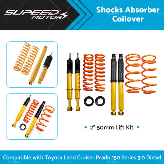 {{ 2 inch  50mm Lift Kit Suitable For Toyota Land Cruiser Prado 150 Shocks Springs Strut }} - Buy Car Parts Online at {{ Kaka Auto Parts }}.