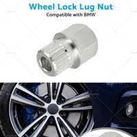 {{ 40 23PT Hollow Anti Theft Wheel Lock Lug Nut Screw Removal Key Suitable For BMW }} - Buy Car Parts Online at {{ Kaka Auto Parts }}.