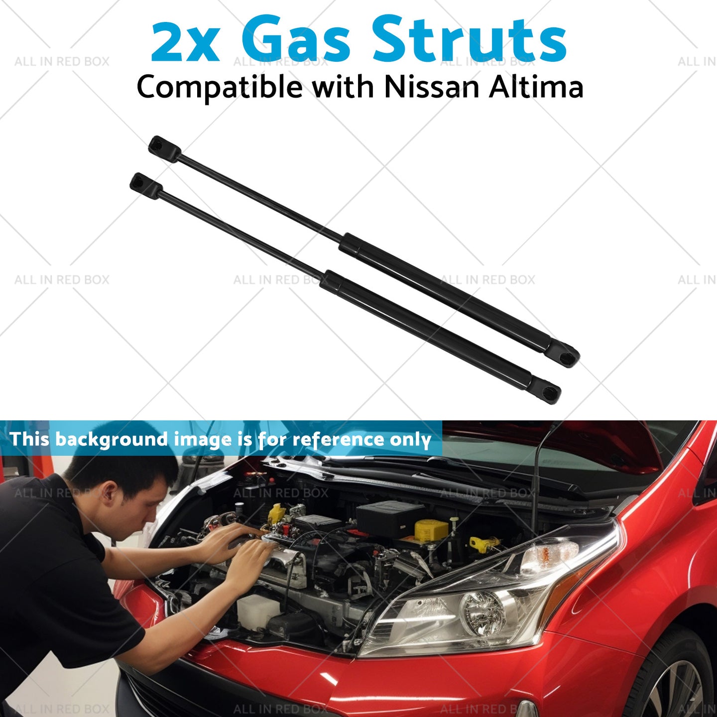 {{ 2x Gas Struts Suitable for Nissan Altima Bonnet L33 3TSOA 268N 2013-2018 }} - Buy Car Parts Online at {{ Kaka Auto Parts }}.
