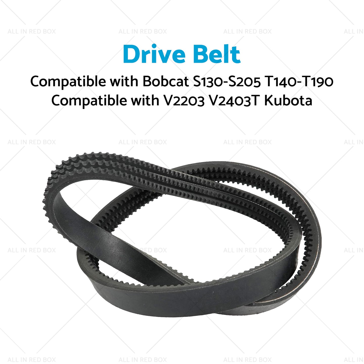 {{ Drive Belt Suitable for Bobcat S130-S205 T140-T190 V2203 V2403T Kubota 6736775 }} - Buy Car Parts Online at {{ Kaka Auto Parts }}.