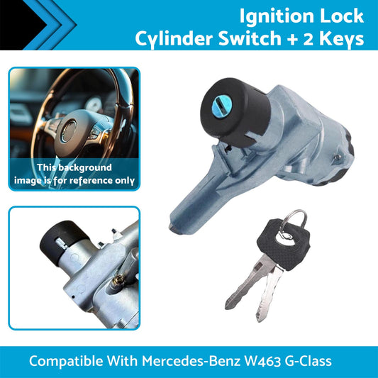 Ignition Lock Cylinder Switch + 2Keys Suitable For	 Benz W463 G-Class 0014621630