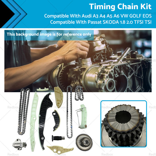 {{ Timing Chain Kit Suitable For Audi A3 A4 A5 A6 VW GOLF EOS Passat SKODA 1. 8 2. 0 }} - Buy Car Parts Online at {{ Kaka Auto Parts }}.