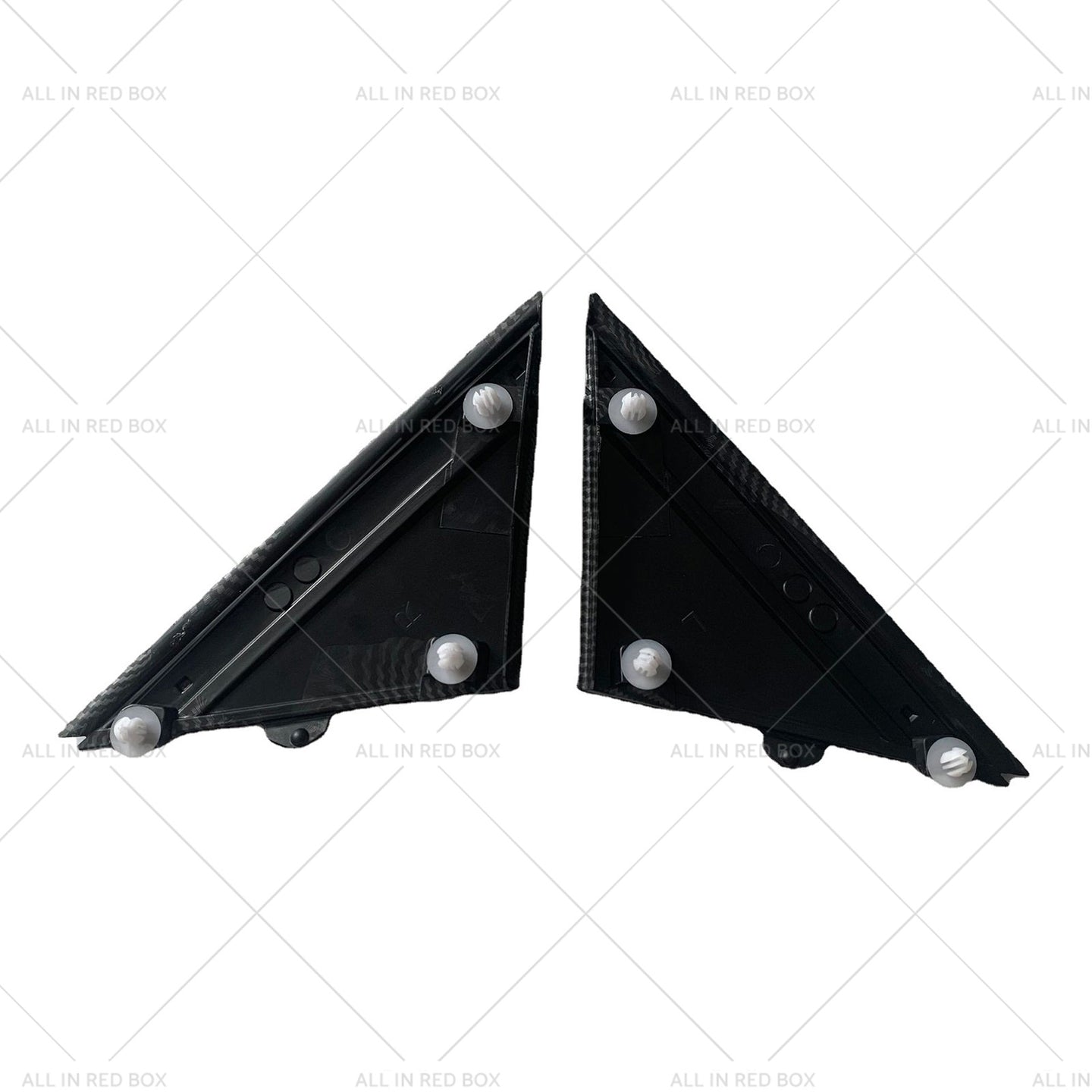 {{ Matte Black Rear Mirror Triangle Trim Plate Suitable for 12-19 Fiat 500 }} - Buy Car Parts Online at {{ Kaka Auto Parts }}.