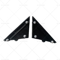 {{ Matte Black Rear Mirror Triangle Trim Plate Suitable for 12-19 Fiat 500 }} - Buy Car Parts Online at {{ Kaka Auto Parts }}.