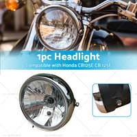 {{ Motorcycle Headlight Head Light Suitable For Honda CB125E CB 125E GLH125SH SH }} - Buy Car Parts Online at {{ Kaka Auto Parts }}.