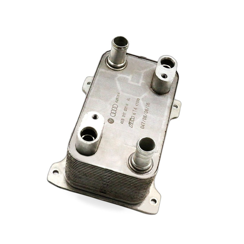 Oil Cooler Suitable for Audi A4 A5 S5 A6 A8 VW Phaeton Touareg 4E0317021H - BD1