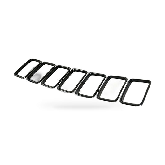 Front Grille Trim Cover Chrome Suitable for Jeep Cherokee 2014-2016 Radiator - ZT2