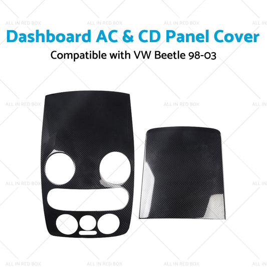 {{ Carbon Style Center Dashboard AC  and  CD Panel Cover Suitable For VW Beetle 98-03 }} - Buy Car Parts Online at {{ Kaka Auto Parts }}.