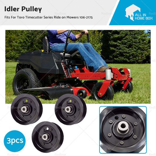 {{ 3x Idler Pulley For Toro Timecutter Series  Z4200闁规灚鍨瑰畷鐬5000 Ride on Mowers 106-2175 }} - Buy Car Parts Online at {{ Kaka Auto Parts }}.