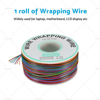 {{ Wrapping Wire Tin Plated Copper Wire P or N DM-30-1000 30 AWG 250M Length 8 Colors }} - Buy Car Parts Online at {{ Kaka Auto Parts }}.