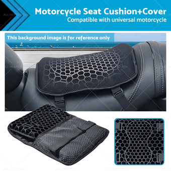 compare product Motorcycle Seat Cushion Comfort Gel Pillow Pad Cover Motorbike Pressure Relief