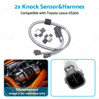 {{ 89615-12090 2x Knock Sensor and Harnnes Suitable for Toyota Lexus GS300 3. 0L 4Runner }} - Buy Car Parts Online at {{ Kaka Auto Parts }}.