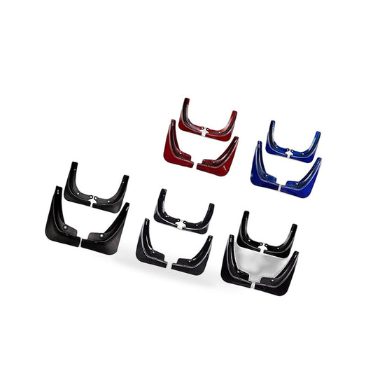 Mud Flaps Suitable for Tesla Model 3 2016-2020 Front Rear Matte Black PP PVC 4