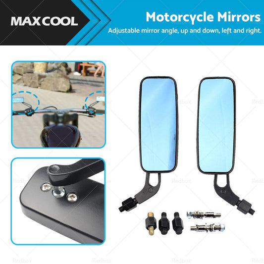 {{ 8 10mm Motorcycle Mirror Suitable For Chopper Cruiser Bobber Racer Cafe Scootor }} - Buy Car Parts Online at {{ Kaka Auto Parts }}.