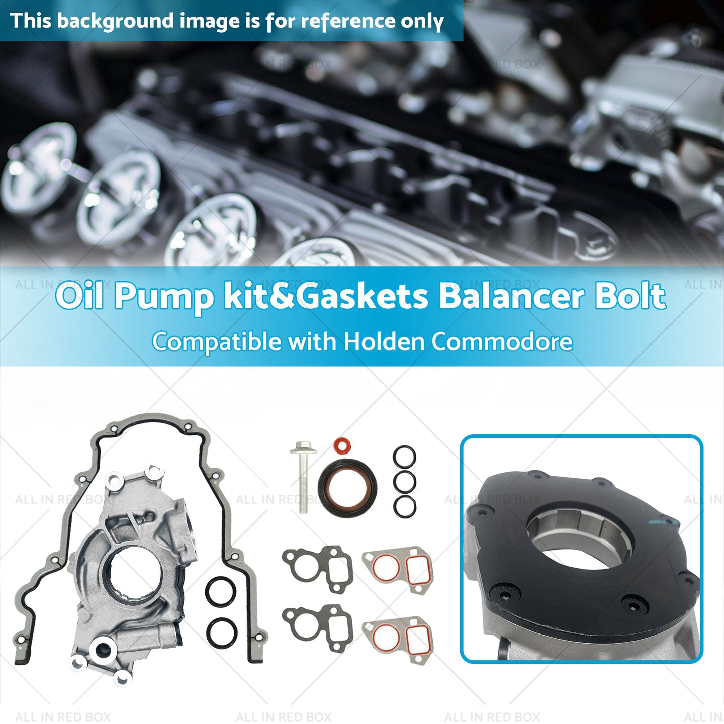 {{ High Volume LS Oil Pump kit and Gaskets Balancer Bolt Suitable for Holden Commodore }} - Buy Car Parts Online at {{ Kaka Auto Parts }}.
