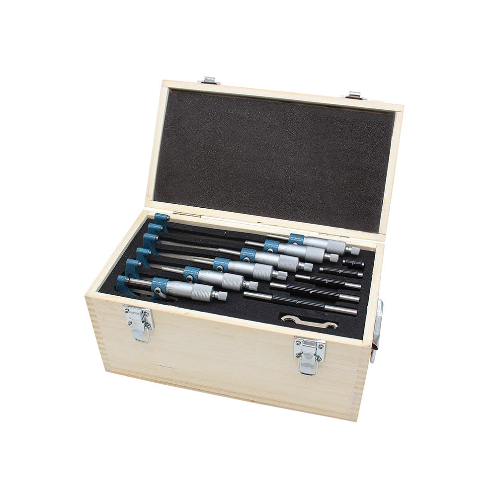 6x Precision Outside Micrometers 0-150mm Suitable For Machinist ¡§C Carbide 0.01mm