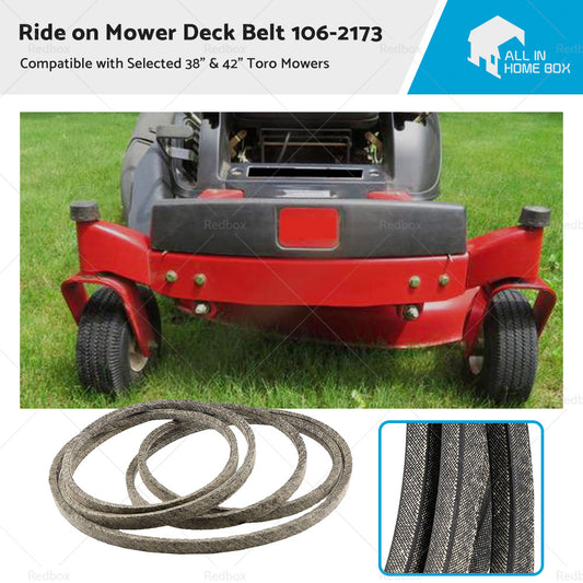 {{ Ride on Mower Deck Belt 106-2173 Suitable For Selected 38 inch   and  42 inch  Toro Mowers }} - Buy Car Parts Online at {{ Kaka Auto Parts }}.