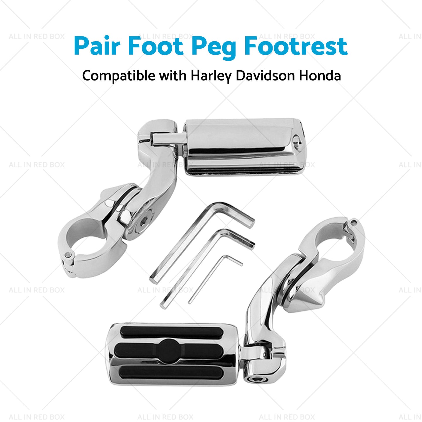 {{ 1-1 4''Motorcycle Highway Foot Pegs Chrome Engine Guard Suitable For Davidson AU }} - Buy Car Parts Online at {{ Kaka Auto Parts }}.