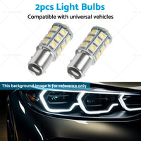 {{ 2x 12V BA15D LED White 27 SMD 5050 For Caravan Car Auto Indicator Signal Light }} - Buy Car Parts Online at {{ Kaka Auto Parts }}.