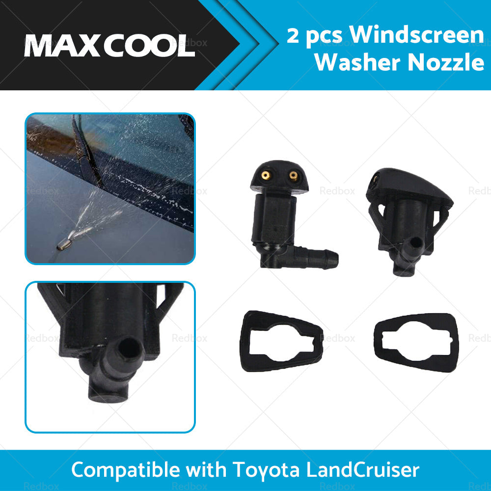 {{ 2x Windscreen Spray Washer Nozzle Suitable For Toyota LandCruiser 70 73 75 78 79 }} - Buy Car Parts Online at {{ Kaka Auto Parts }}.