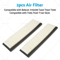 {{ 2X Air Filter SuitableFor Bobcat 7176099 T450 T550 T590 T595 T630 T740 S630 S650 }} - Buy Car Parts Online at {{ Kaka Auto Parts }}.