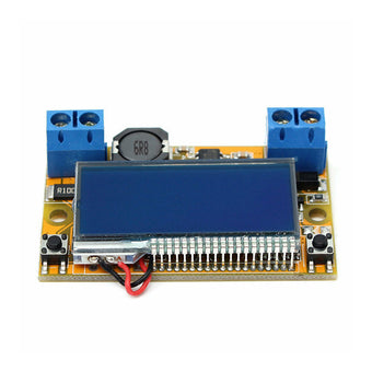 compare product DC-DC Adjustable Buck Converter Step-Down Power Supply Module with LCD and Protective Shell