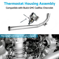 Thermostat Housing Assembly Suitable for Buick GMC Cadillac Chevrolet 12673659