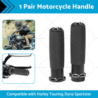 {{ 1inch Pair Black Hand Grip Handle Bar Suitable for Harley Touring Dyna Sportster }} - Buy Car Parts Online at {{ Kaka Auto Parts }}.