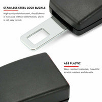 2x Seatbelt Extender Buckle Clip Universal Safety Seat Accessory for Car