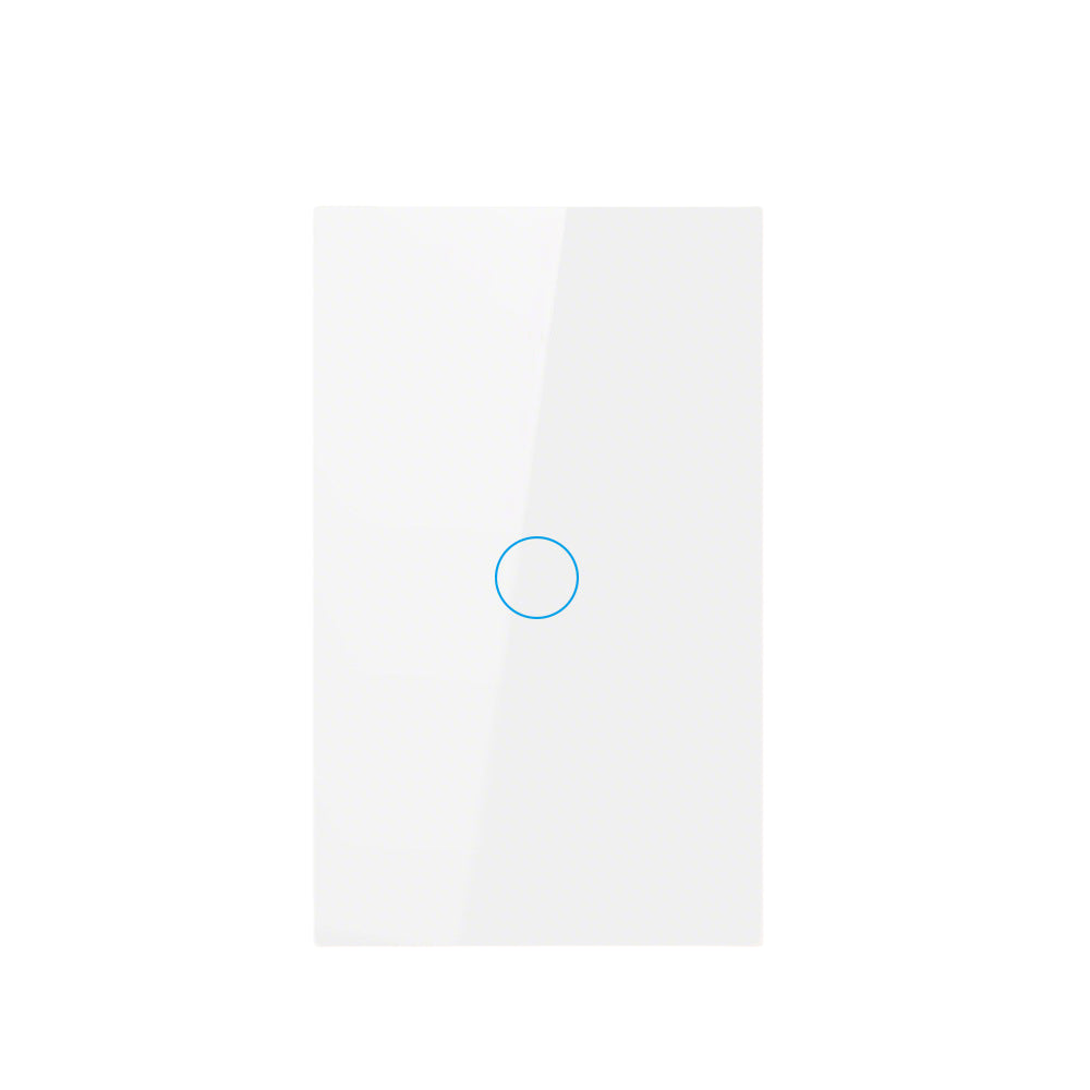 1Piece 1/2/3 Gang Touch Wall Light Switch LED 1 Way Touch Glass Switch