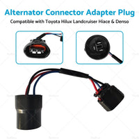 Alternator Connector Adapter Plug Suitable for Toyota HiAce 2.5L Diesel