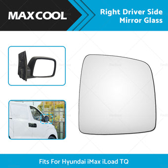 compare product Front Right Driver Side Mirror Glass Fits For Hyundai iMax iLoad TQ 2008-Onward