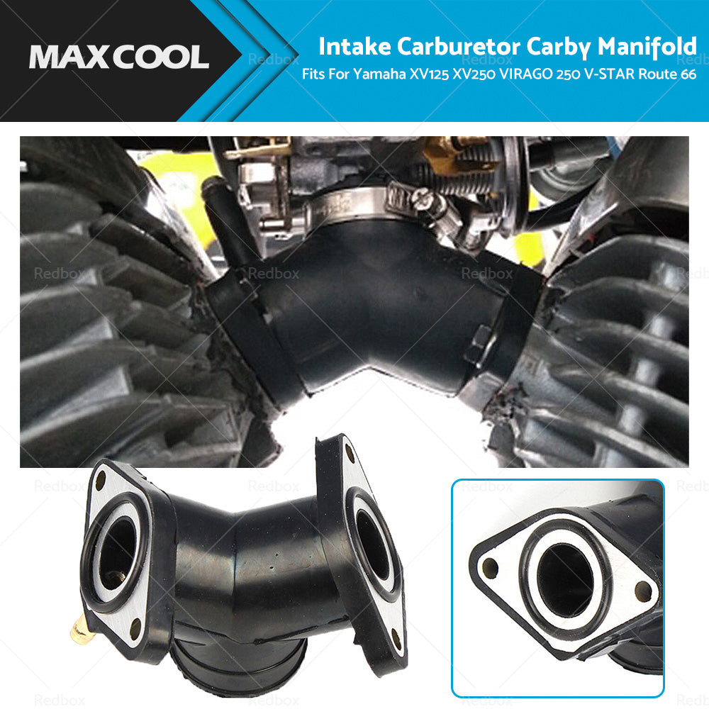 {{ Intake Carburetor Carby Manifold Fits For Yamaha XV125 XV250 VIRAGO 250 V-STAR }} - Buy Car Parts Online at {{ Kaka Auto Parts }}.