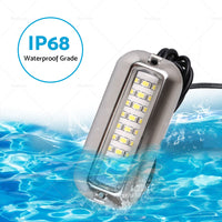 {{ 2x Blue 27LED Underwater Boat Marine Transom Light 316 Stainless Steel Pontoon }} - Buy Car Parts Online at {{ Kaka Auto Parts }}.