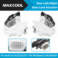 {{ 1 Pair Rear Left  Right Door Lock Mechanism Actuator For Audi A4 A5 Q3 Q5 Q7 VW }} - Buy Car Parts Online at {{ Kaka Auto Parts }}.
