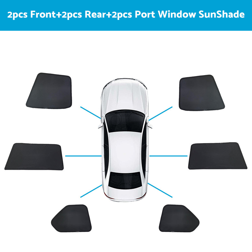 Magnetic Mesh Car Window Sun Shade Blind Suitable For Toyota Prado 150 Series 2009-2024