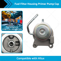 {{ Fuel Filter Housing Primer Pump Cap Suitable for Hilux LN147 LN152 3. 0L 97-05 }} - Buy Car Parts Online at {{ Kaka Auto Parts }}.