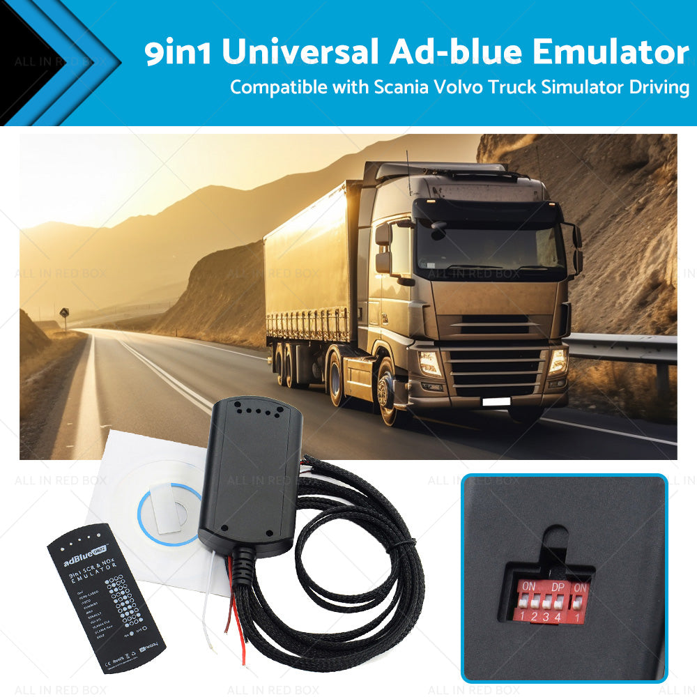 {{ 9in1 Universal Ad-blue Emulator Suitable ForScania Volvo Truck Simulator Driving }} - Buy Car Parts Online at {{ Kaka Auto Parts }}.
