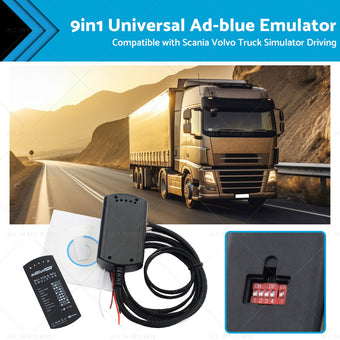 compare product 9in1 Universal Ad-blue Emulator Suitable ForScania Volvo Truck Simulator Driving