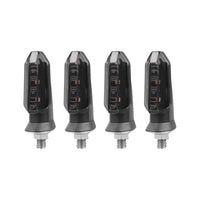 4x Motorcycle LED Turn Signal Indicators Suitable For Bikes ¡§C Amber, Universal Fitment