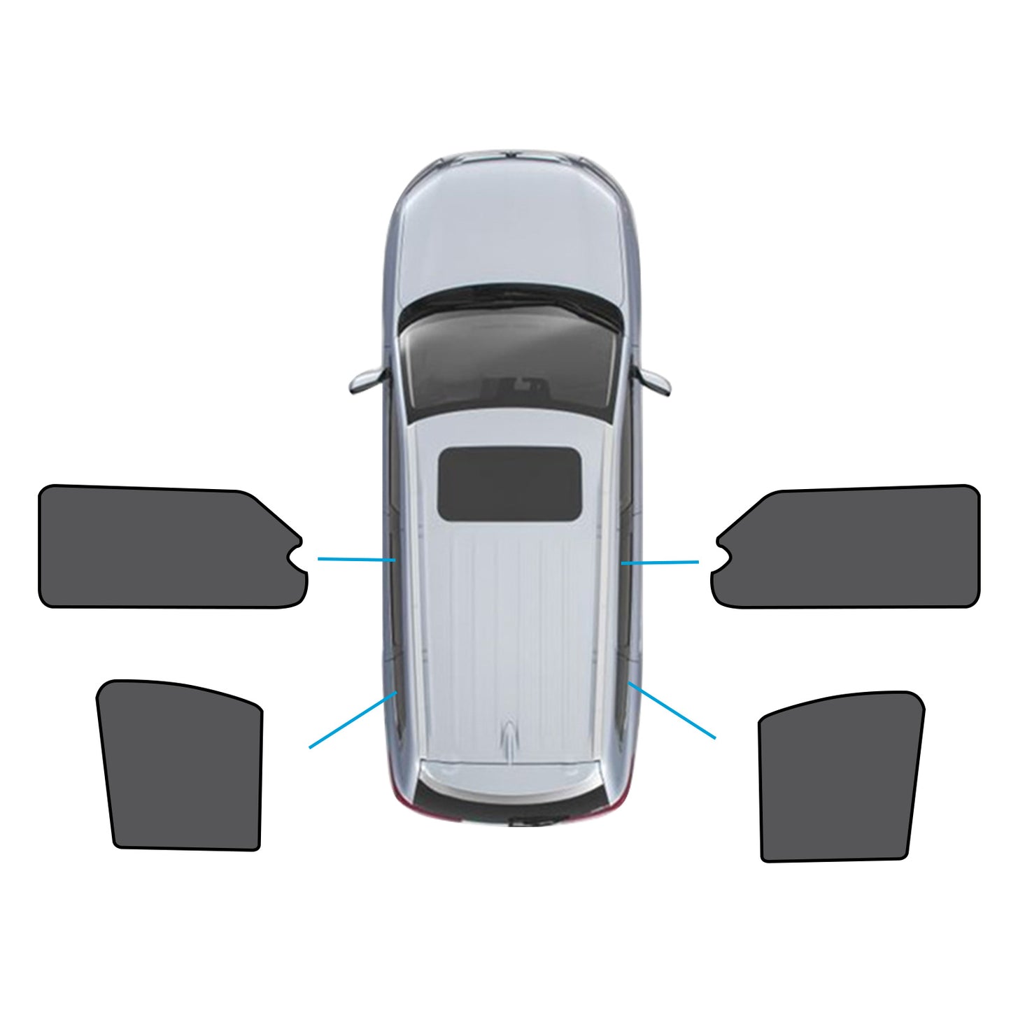 {{ Car Window Shades Suitable for LDV G10 2014-Present UVB&UVA Protection }} - Buy Car Parts Online at {{ Kaka Auto Parts }}.