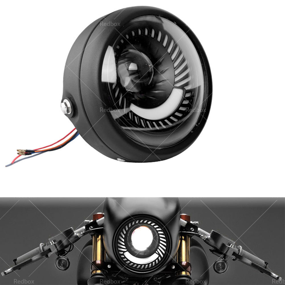 {{ Motorcycle 6. 5inch LED Headlight DRL Hi Lo Running Light Suitable For Cafe Racer }} - Buy Car Parts Online at {{ Kaka Auto Parts }}.
