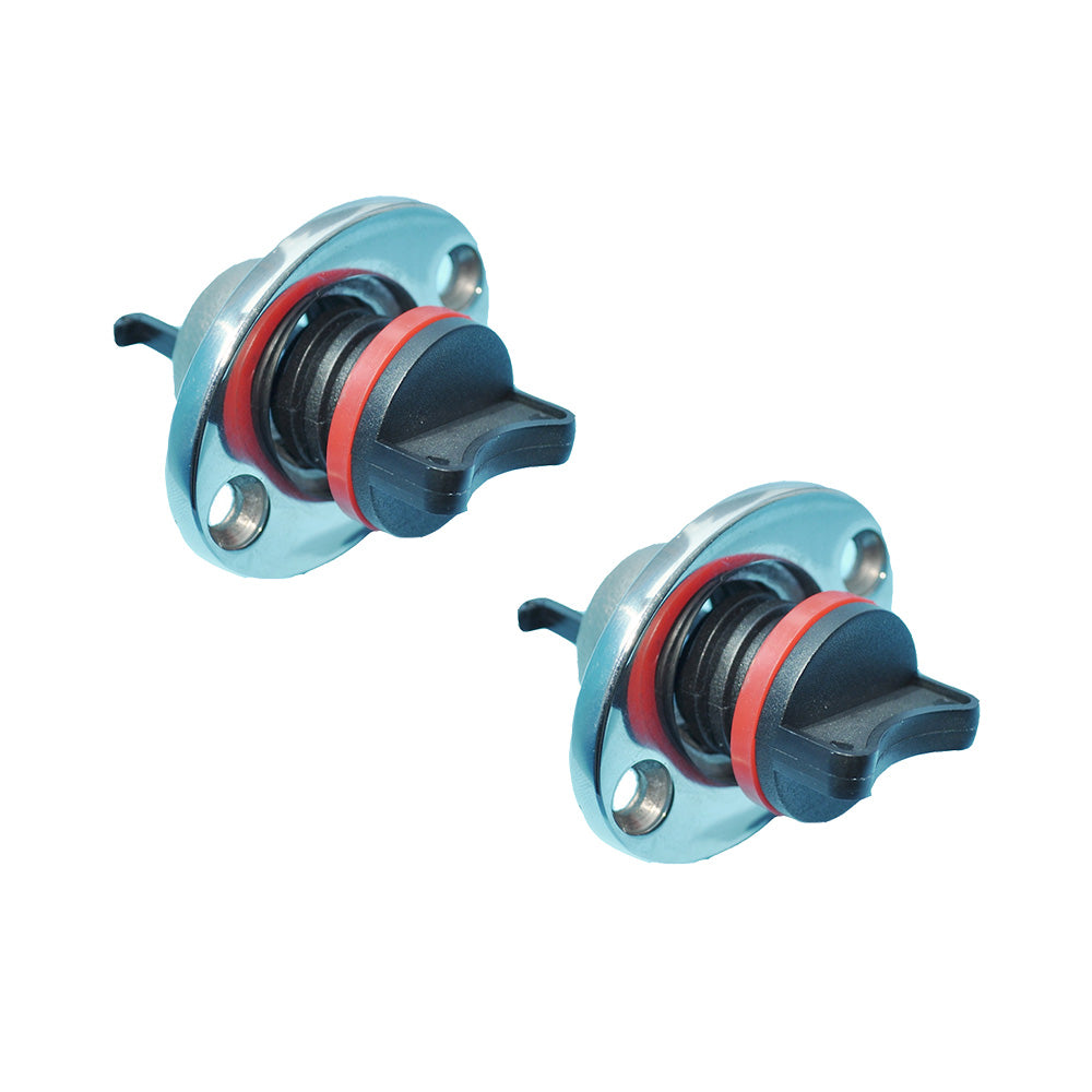 {{ 2x Boat Bungs Chrome Base with plastic Bung Coarse Thread Transom Bung Complete }} - Buy Car Parts Online at {{ Kaka Auto Parts }}.