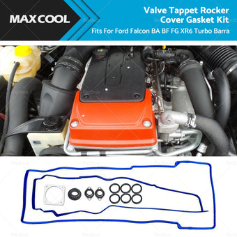 compare product Valve Tappet Rocker Cover Gasket Kit Fits For Ford Falcon BA BF FG XR6 Turbo