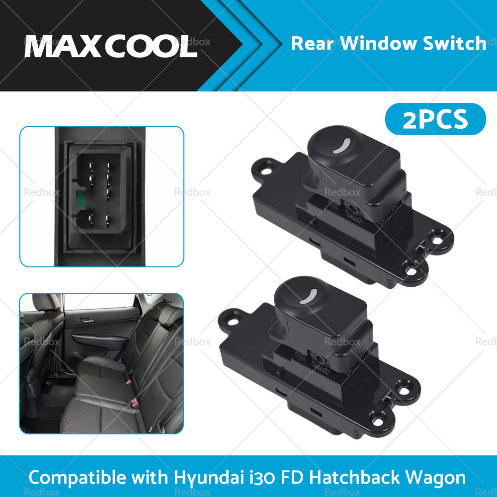 {{ 2x Rear Door Window Switch Suitable For Hyundai I30 FD Hatchback Wagon 2007-2012 }} - Buy Car Parts Online at {{ Kaka Auto Parts }}.