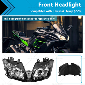 compare product Front Headlight Headlamp Assembly Suitable for Kawasaki Ninja 300R 2013-2018