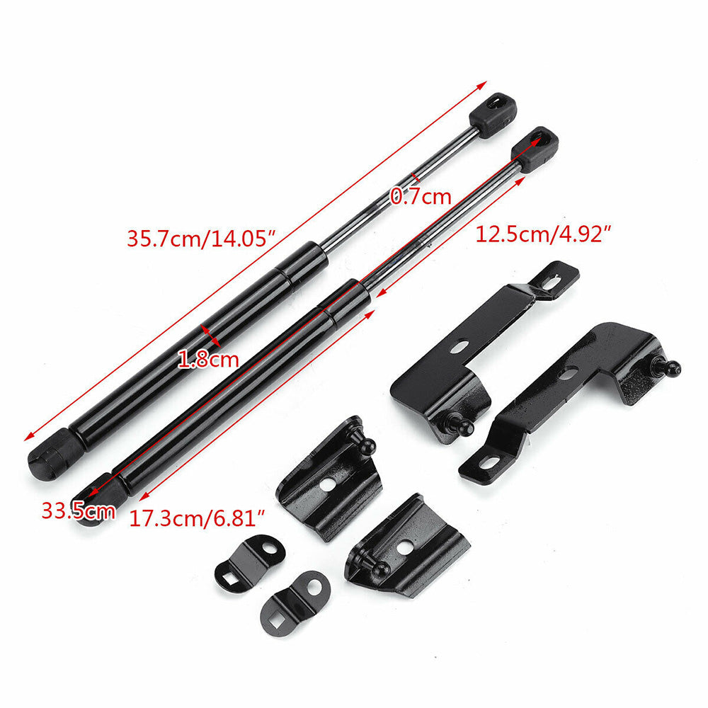 Front Hood Bonnet Gas Strut Damper Lift Kit Suitable For Nissan Navara D40 2005-2014