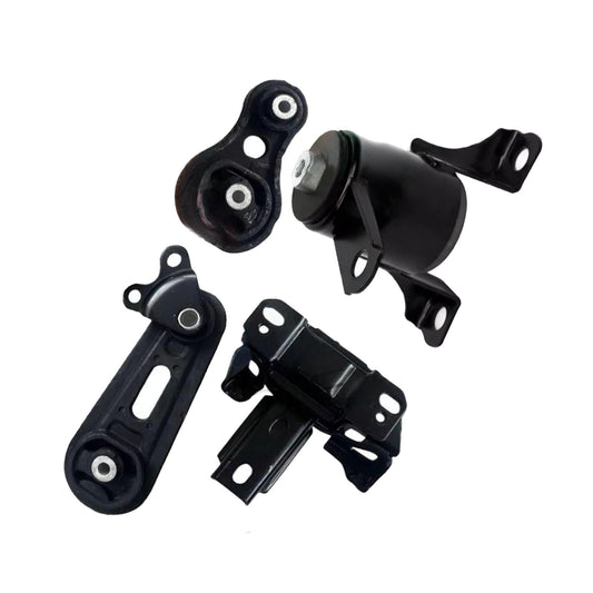4Pcs Engine Mount Kit Suitable For Mazda 2 2007–2014 DE 1.5L 4cyl ZY Engine Auto